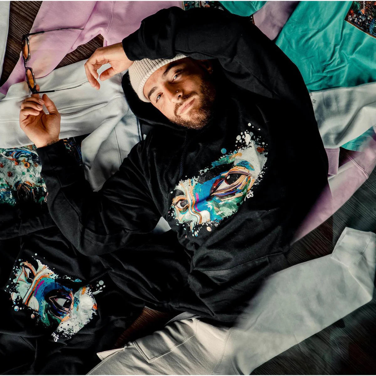 Maluma - #7DJ Black Logo Hoodie - Image 5