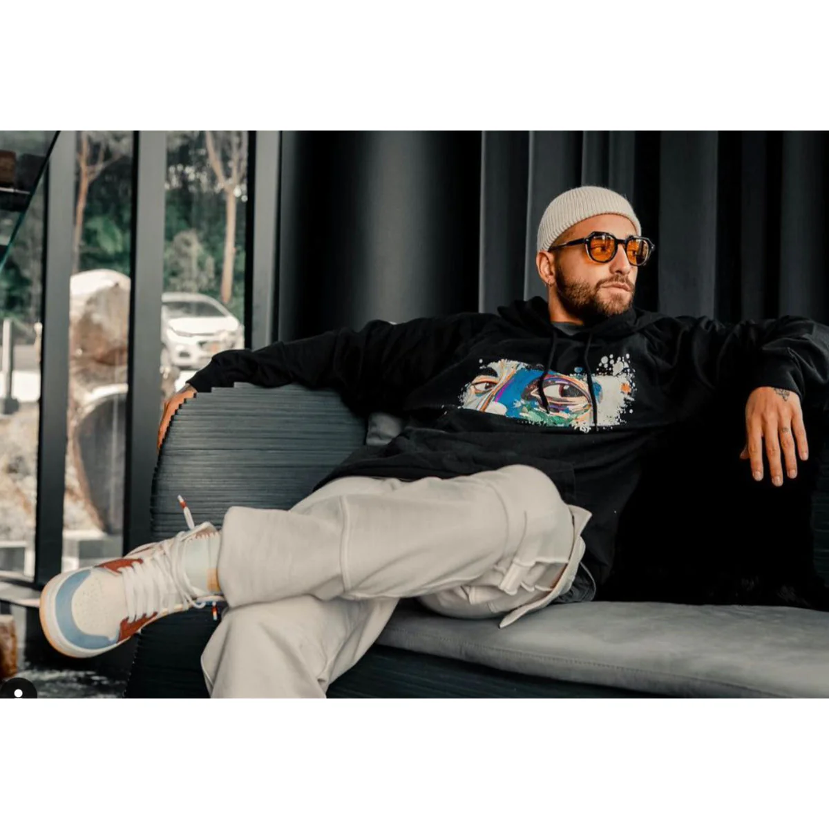 Maluma - #7DJ Black Logo Hoodie - Image 7