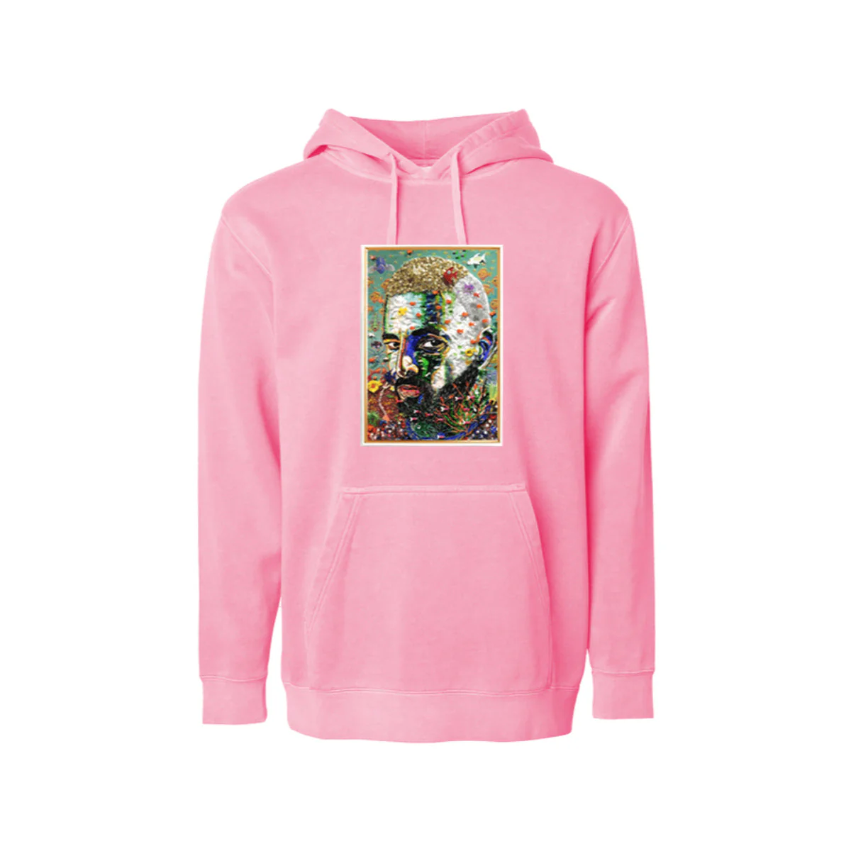 Maluma - #7DJ Portrait Pink Hoodie - Image 7