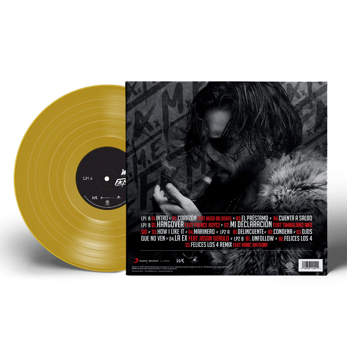 Maluma - F.A.M.E. Gold Vinyl LP - Image 3