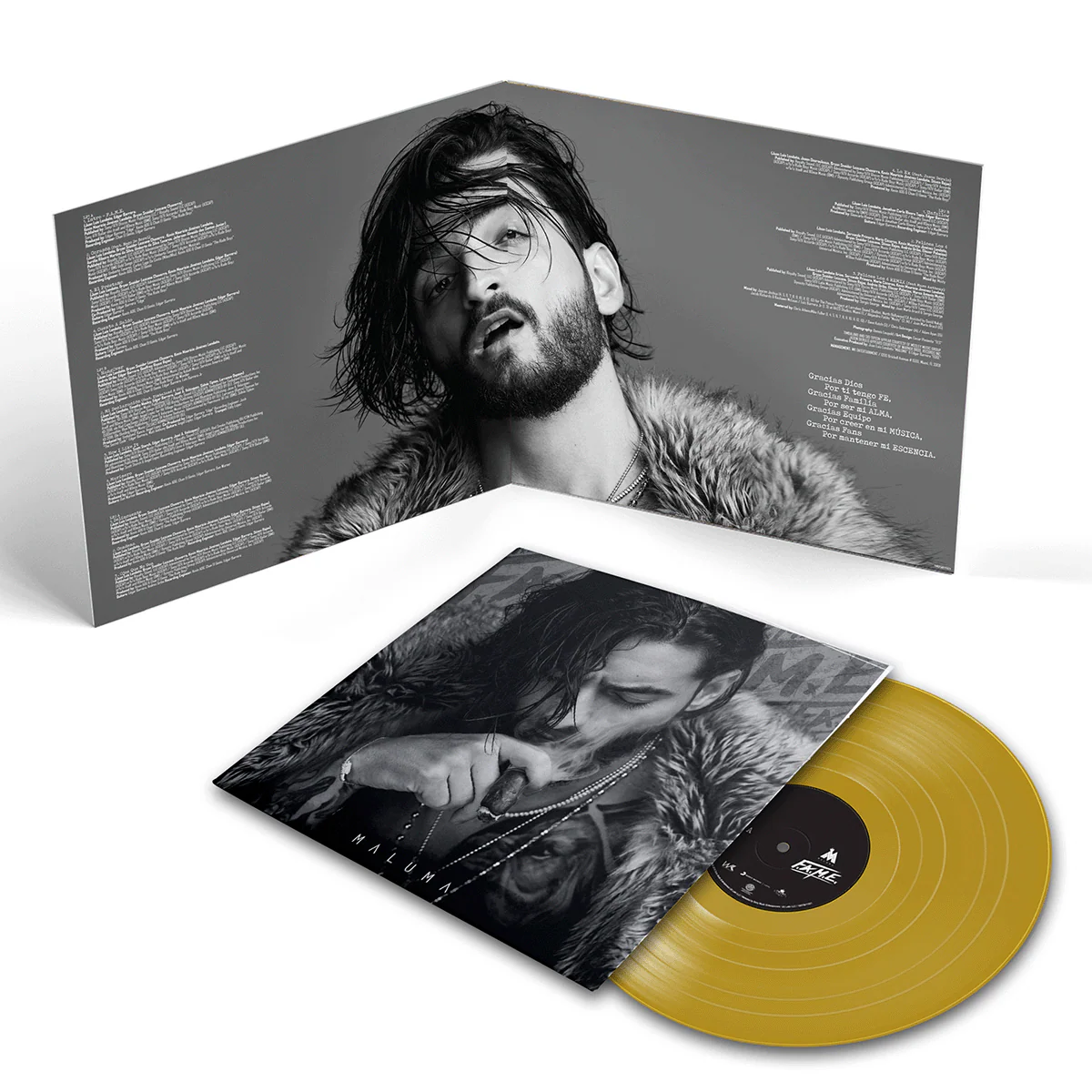 Maluma - F.A.M.E. Gold Vinyl LP - Image 4