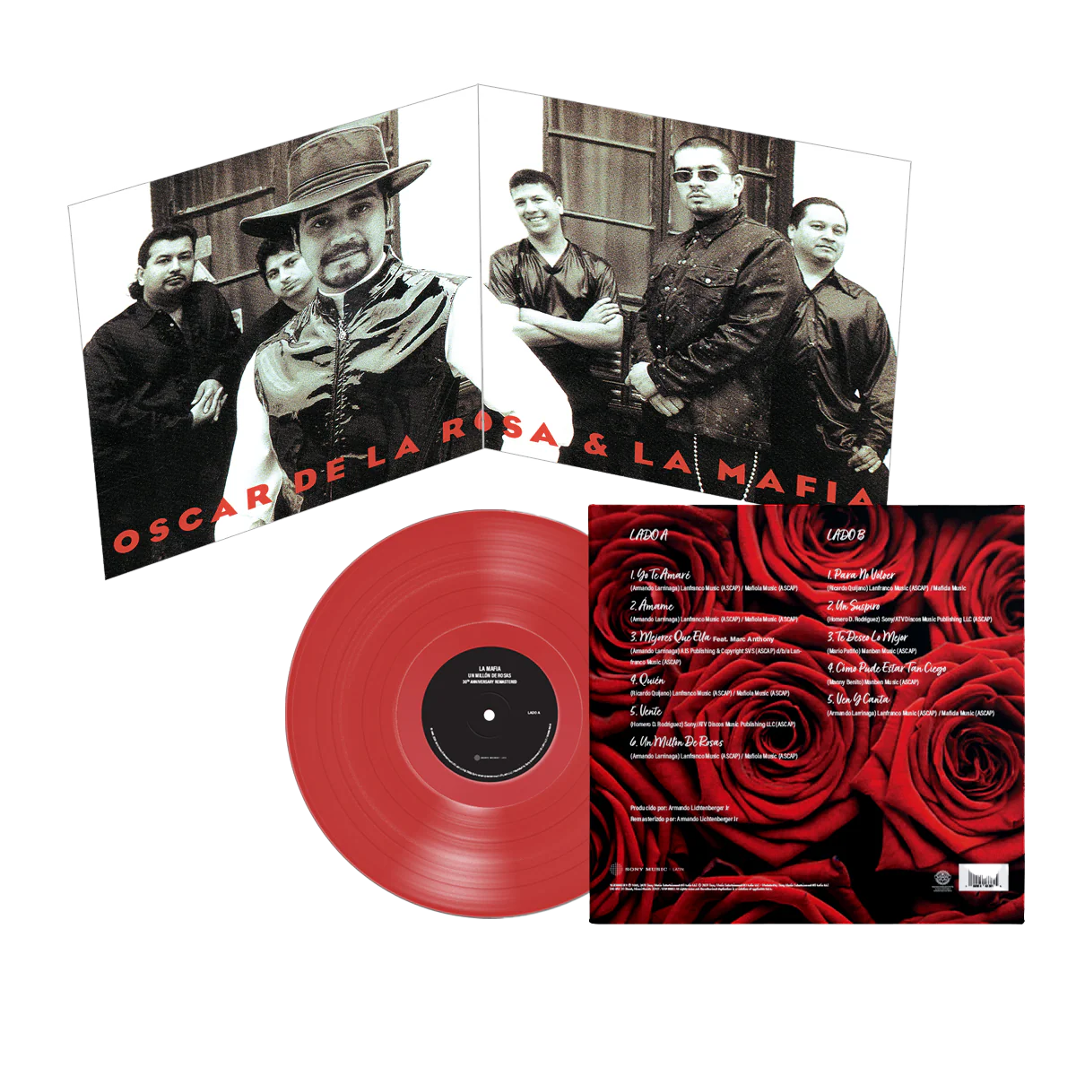 La Mafia - Un Millón de Rosas Vinyl (30th Anniversary Remastered) - Image 2