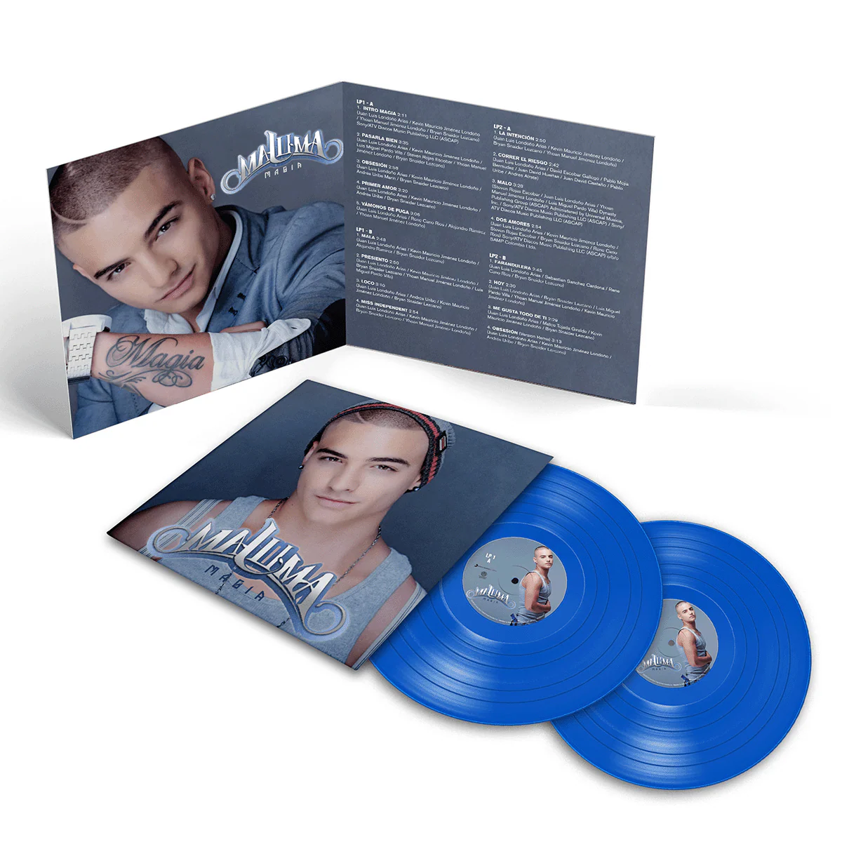 Maluma - Magia Blue Vinyl 2LP - Image 4