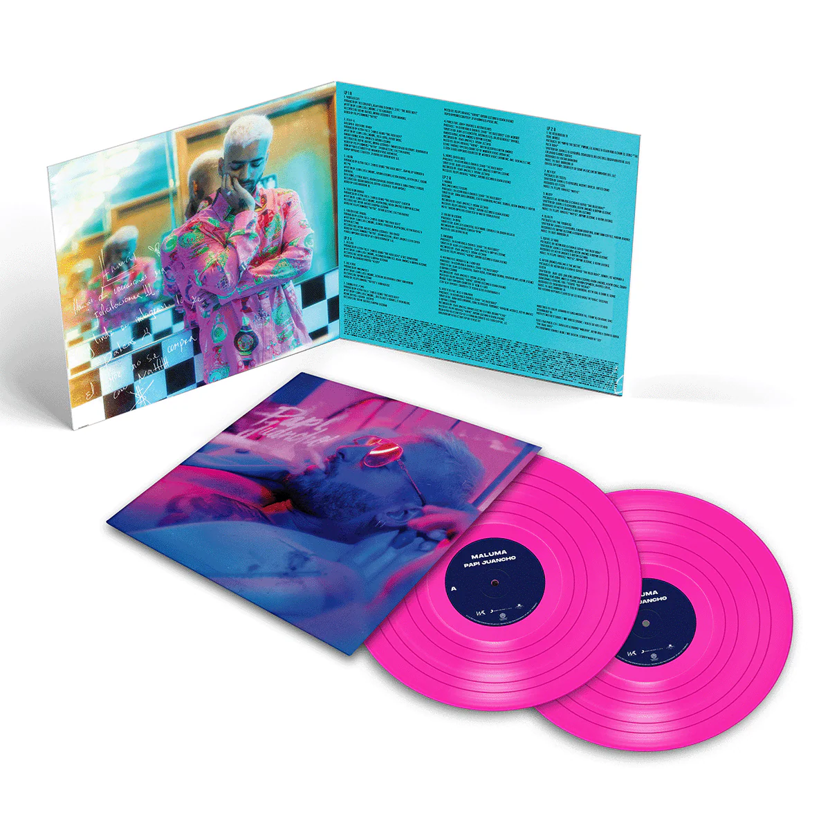 Maluma - PAPI JUANCHO Pink Vinyl 2LP - Image 4