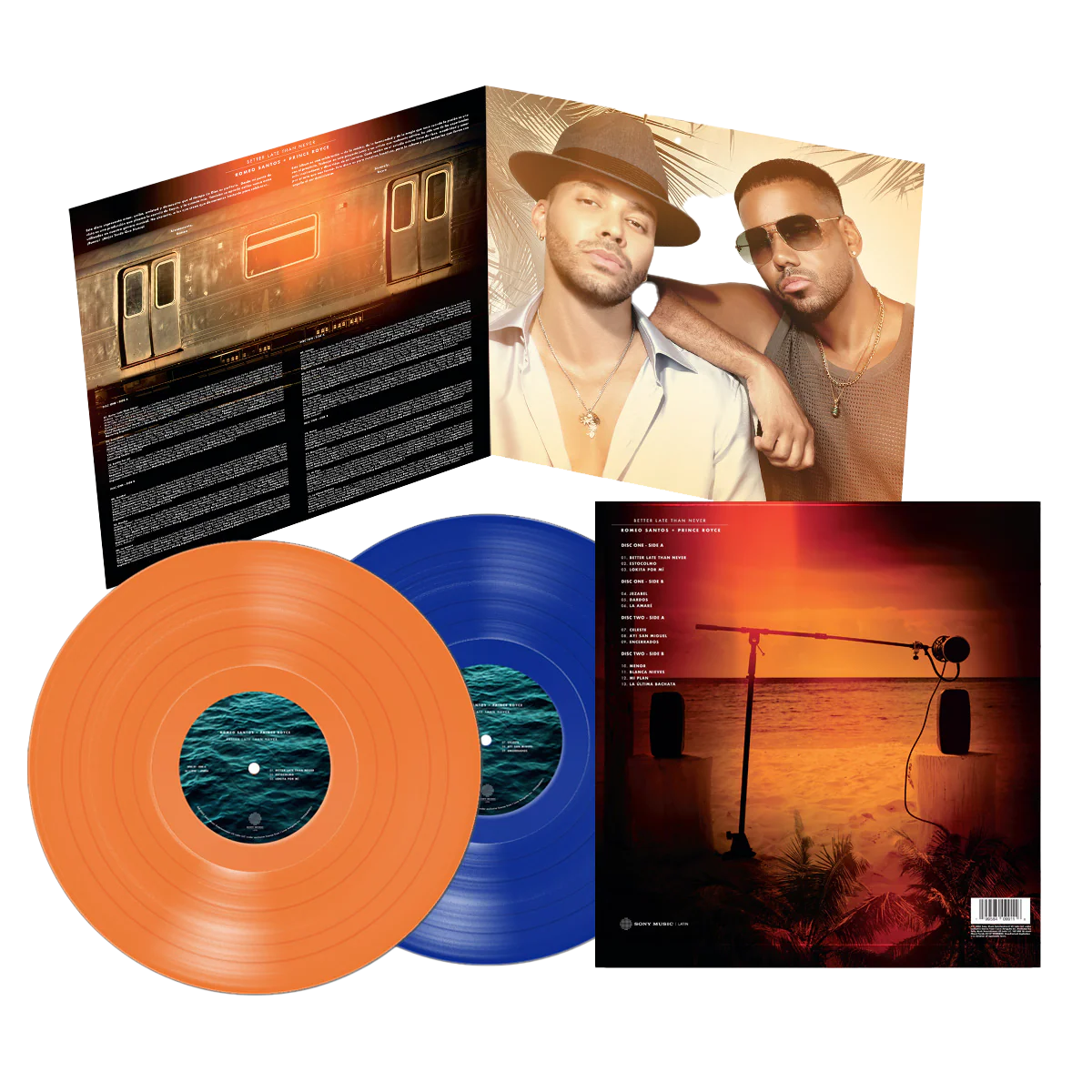 Romeo Santos & Prince Royce - Better Late Than Never - Vinyl 2LP (AUTOGRAPHED) - Image 3