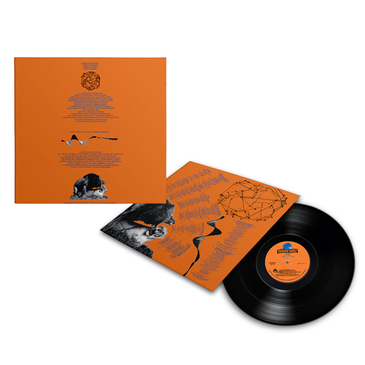Soda Stereo - Cancion Animal 1LP Vinyl - Image 3