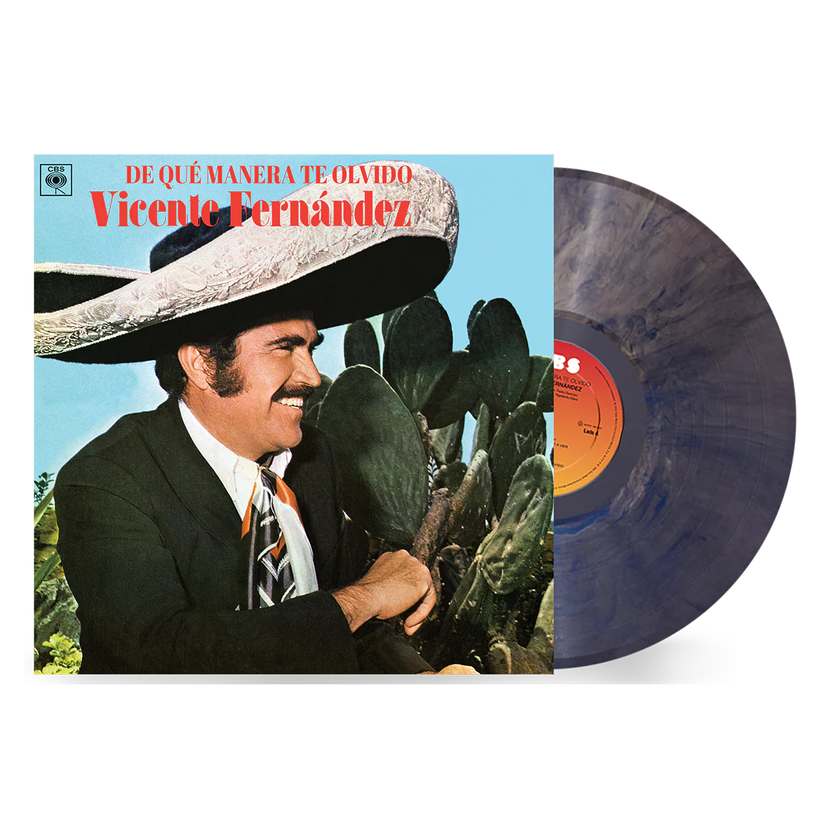 Vicente Fernández - De Que Manera Te Olvido Vinyl (Iridescent Blue)