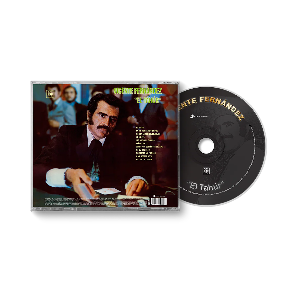 Vicente Fernández - El Tahúr CD - Image 3