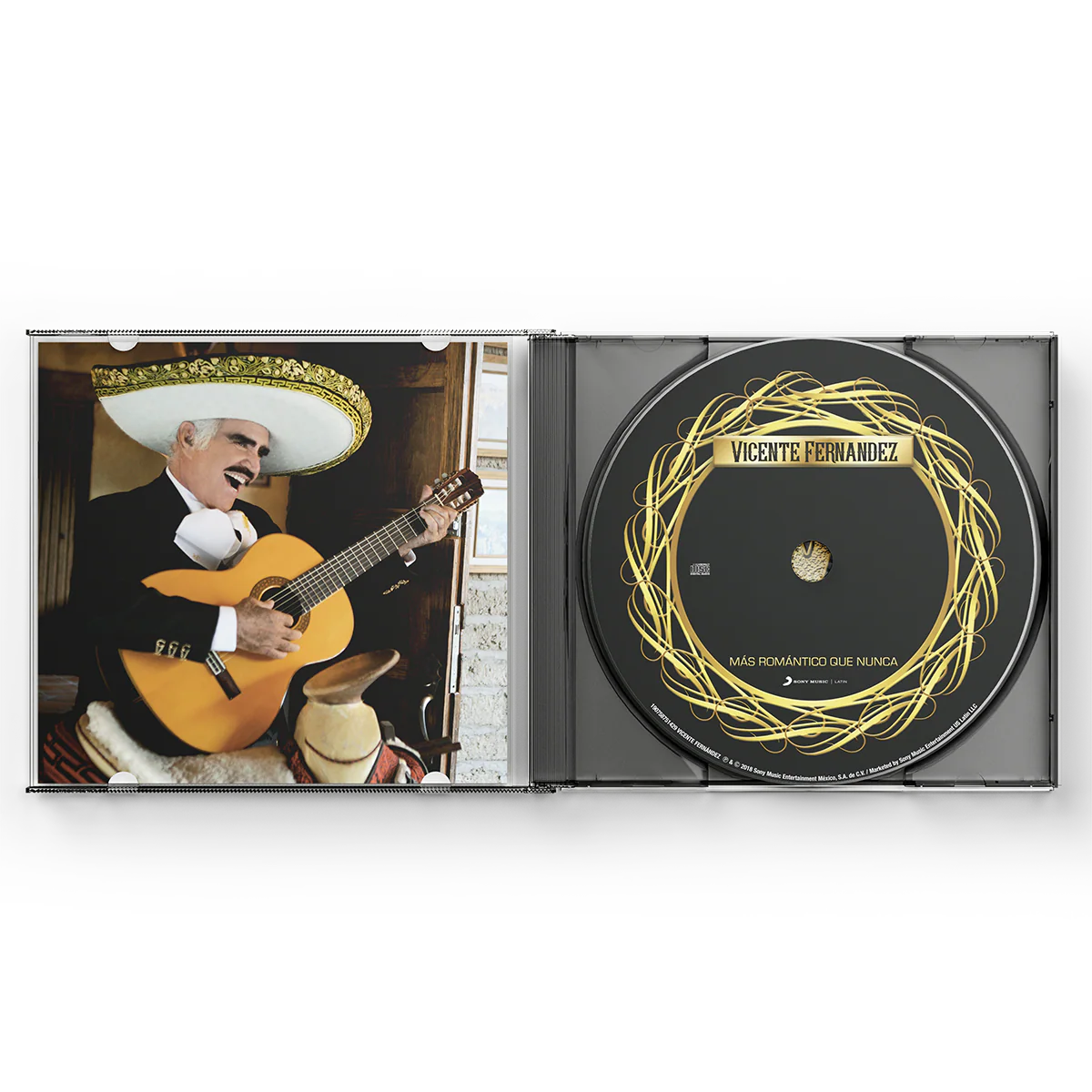 Vicente Fernández - Más Romántico Que Nunca CD - Image 2
