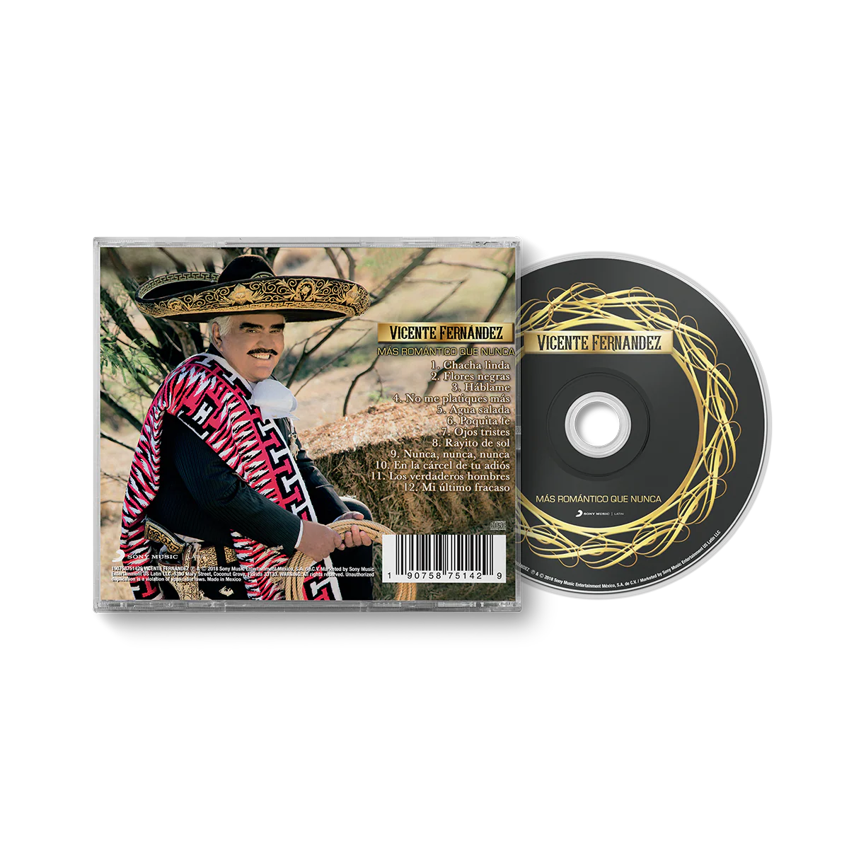 Vicente Fernández - Más Romántico Que Nunca CD - Image 3