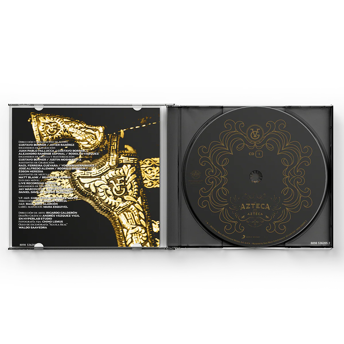 Vicente Fernández - Un Azteca en el Azteca, Vol. 1 CD - Image 2