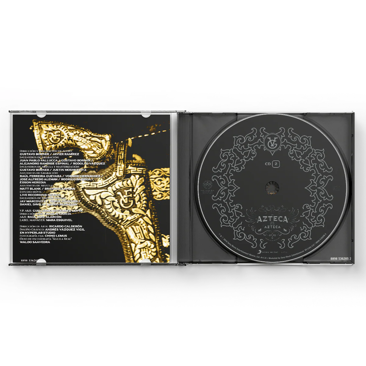 Vicente Fernández - Un Azteca en el Azteca, Vol. 2 CD - Image 2