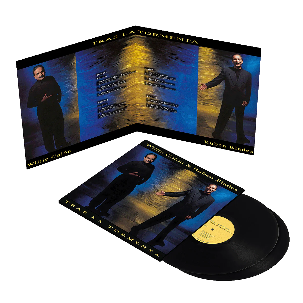 Willie Colón & Ruben Blades - Tras la Tormenta Vinyl - Image 3